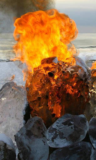 Fire and Ice Live Wallpaper : 7fon & LWP screenshot 2