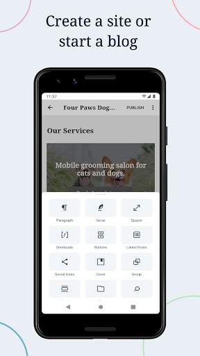 WordPress screenshot 1