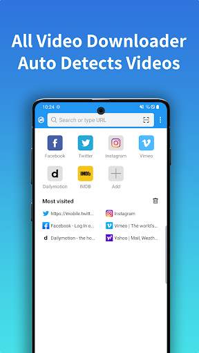 Pure All Video Downloader screenshot 1