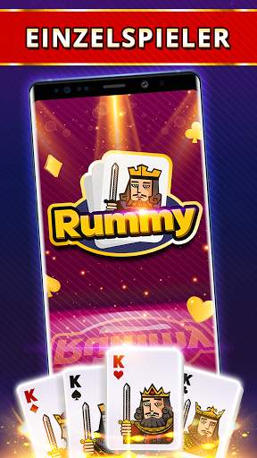 Rommé Offline: Kartenspiel screenshot 1