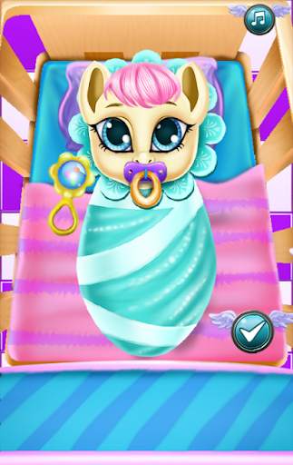 Pregnant Unicorn Mommy - Baby Pony Care screenshot 8