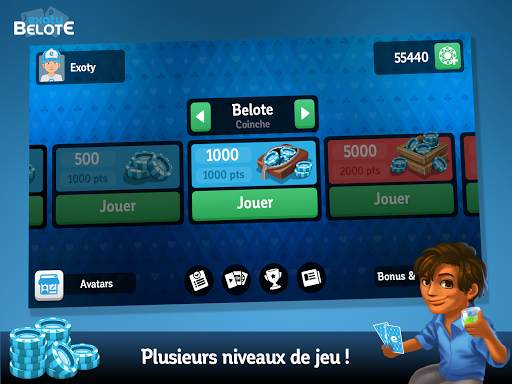Exoty Belote: 100 000 joueurs en ligne chaque jour screenshot 9