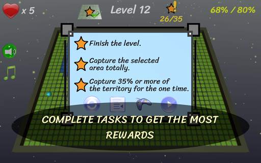 Xonix 3D: classic arcade game screenshot 10