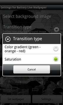 Battery Live Wallpaper screenshot 8