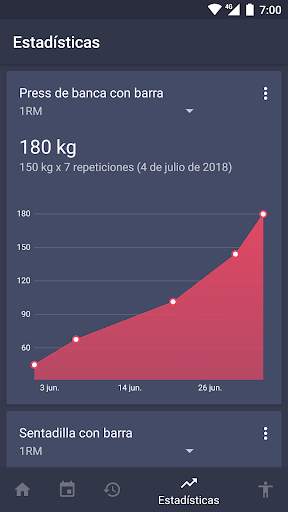 Rutinas de ejercicio gimnasio screenshot 5