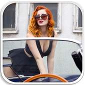 Sexy Girl Car Models Wallpaper 1.0