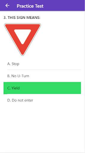 Practice Test USA & Road Signs screenshot 5