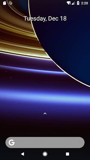 Space wallpapers: Saturn screenshot 1