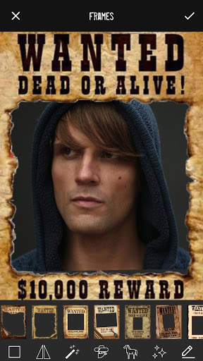 Wanted Poster Photo Frames Maker screenshot 5