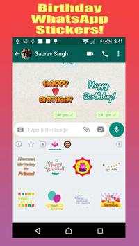Birthday Stickers screenshot 1