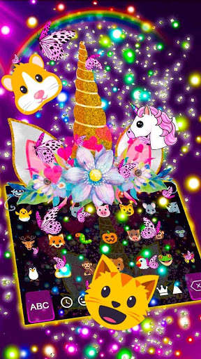 Keyboard pink unicorn screenshot 3