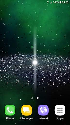 Galaxy 3D Live Wallpaper screenshot 1