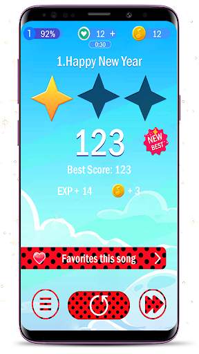 Piano Ladybug Noir tiles screenshot 8