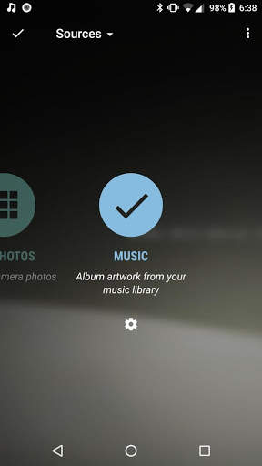 Muzei Music Extension screenshot 2