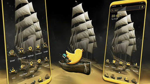 Sand Ship Launcher Theme screenshot 1