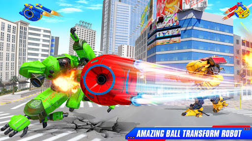 robot bóng trò chơi biến hình screenshot 4
