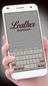 Luxury Cool Leather Keyboard स्क्रीनशॉट 1