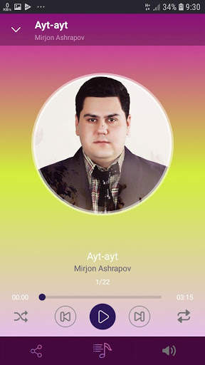 Mirjon Ashrapov qo'shiqlari screenshot 4