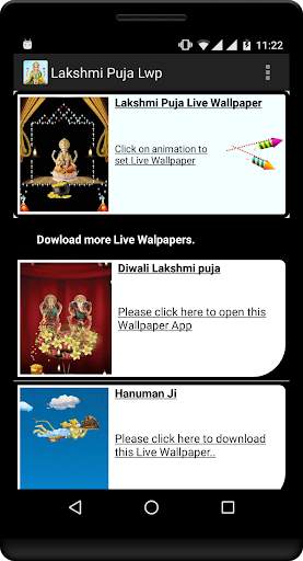 Lakshmi puja Live Wallpaper screenshot 3