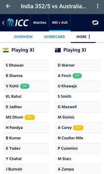 ICC Cricket Live Scores screenshot 2