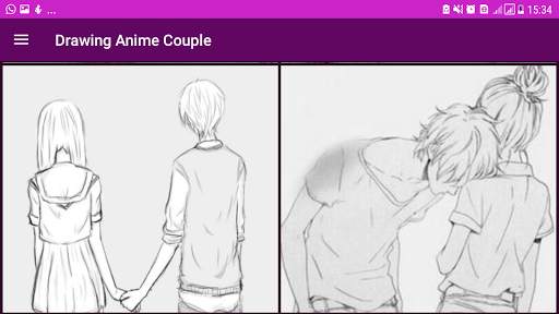 Bagaimana Menggambar Pasangan Anime screenshot 5