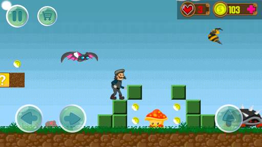 Super Plumber Adventures World 2D Retro Game screenshot 7