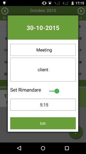 My Calendar screenshot 2