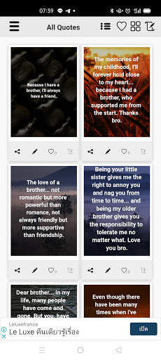 I Love My Brother Quotes screenshot 4