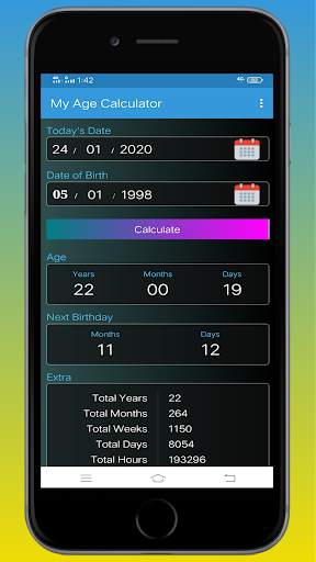My Age Calculator screenshot 1