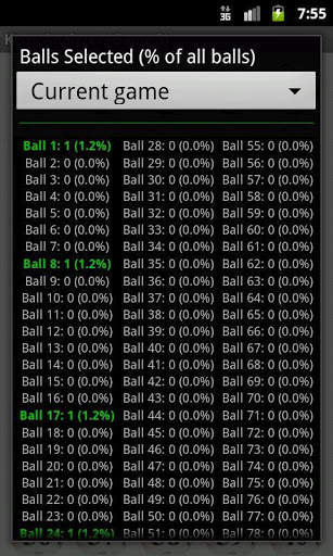 Keno Analyzer (LITE) screenshot 4