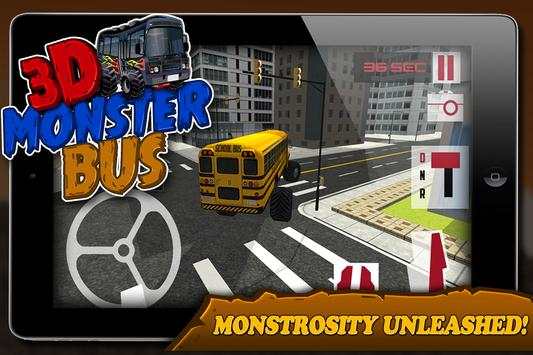 3D Monster Bus Simulator 2015 screenshot 11