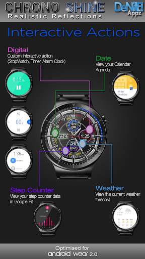 Chrono Shine HD Watch Face screenshot 4