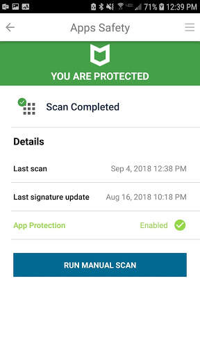 McAfee MVISION Mobile screenshot 3