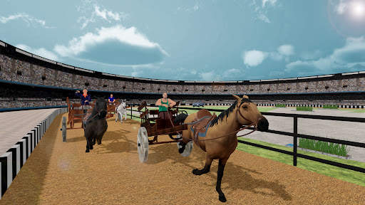 Horse Cart Racing Simulator screenshot 1