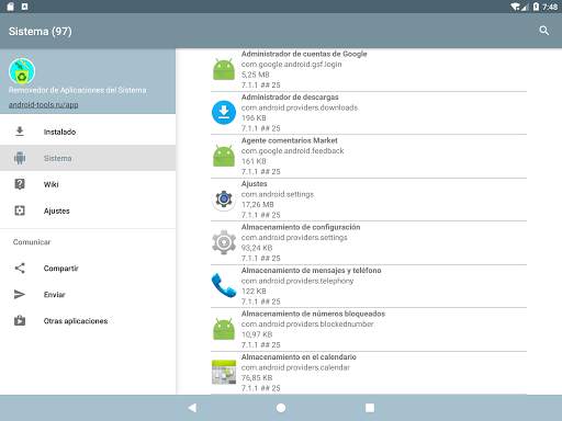 Administrador de aplicaciones del sistema screenshot 20