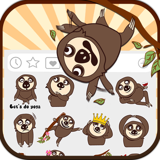 Jolly Sloth Life สติกเกอร์อิโมจิ icon