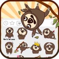 Jolly Sloth Life สติกเกอร์อิโมจิ on 9Apps