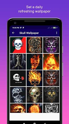 Skull Wallpaper HD screenshot 2