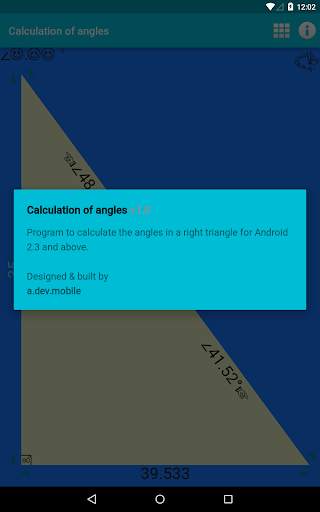 Calculation of angles 5 تصوير الشاشة