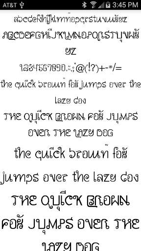 Stylish Fonts for FlipFont screenshot 6