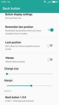Back button скриншот 2