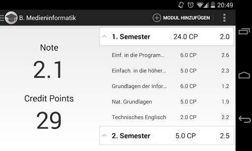 My Grades screenshot 2