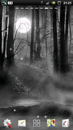 dark forest live wallpaper screenshot 2