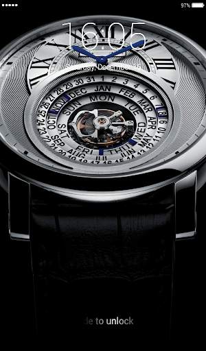 Watch men Lock Screen 3 تصوير الشاشة