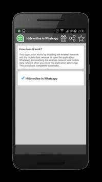 Hide online in Whatsapp screenshot 1