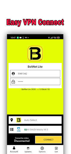 Boltnet Lite VPN screenshot 1