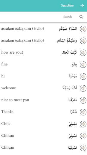 Arabic to non-native speakers screenshot 2
