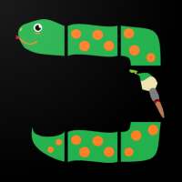 Snake Drawing - Beautiful puzzle game logo