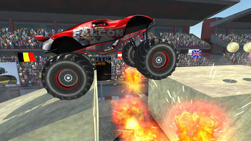 Monster Truck Stunts, Race and Crush Cars screenshot 7