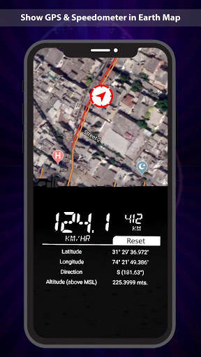 GPS Map Speedometer & GPS Location screenshot 1